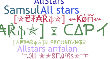 နာမ်မြောက်မည့်အမည် - Allstars