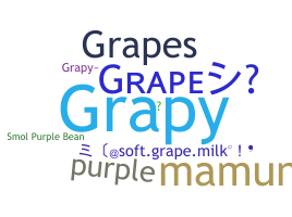 နာမ်မြောက်မည့်အမည် - Grape