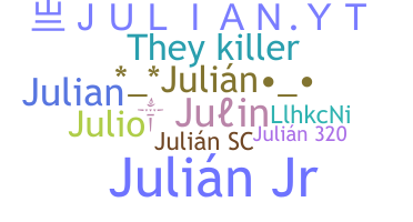 နာမ်မြောက်မည့်အမည် - Julin