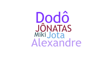 နာမ်မြောက်မည့်အမည် - Jonatas