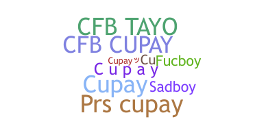 နာမ်မြောက်မည့်အမည် - cupay