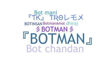 နာမ်မြောက်မည့်အမည် - Botman