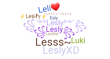 နာမ်မြောက်မည့်အမည် - Lesly