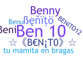 နာမ်မြောက်မည့်အမည် - Benito
