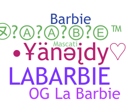 နာမ်မြောက်မည့်အမည် - Labarbie