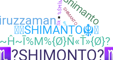 နာမ်မြောက်မည့်အမည် - shimanto