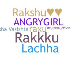နာမ်မြောက်မည့်အမည် - Raksha
