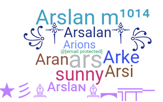 နာမ်မြောက်မည့်အမည် - Arslan