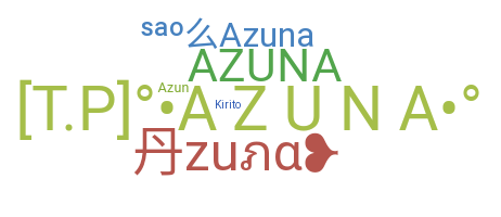 နာမ်မြောက်မည့်အမည် - Azuna
