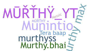 နာမ်မြောက်မည့်အမည် - Murthy