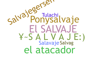 နာမ်မြောက်မည့်အမည် - Salvaje