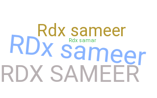 နာမ်မြောက်မည့်အမည် - RDXsameer