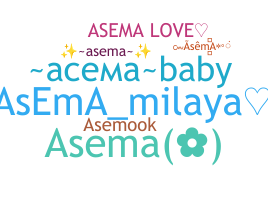 နာမ်မြောက်မည့်အမည် - Asema
