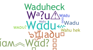 နာမ်မြောက်မည့်အမည် - Wadu