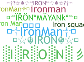 နာမ်မြောက်မည့်အမည် - Iron