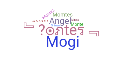 နာမ်မြောက်မည့်အမည် - Montes