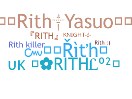 နာမ်မြောက်မည့်အမည် - Rith