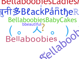နာမ်မြောက်မည့်အမည် - Bellaboobies