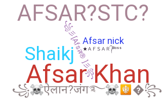 နာမ်မြောက်မည့်အမည် - Afsar