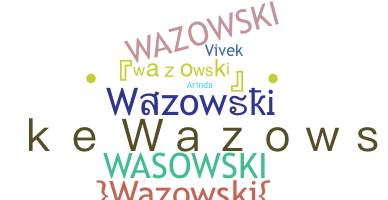 နာမ်မြောက်မည့်အမည် - Wazowski