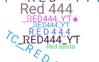 နာမ်မြောက်မည့်အမည် - RED444
