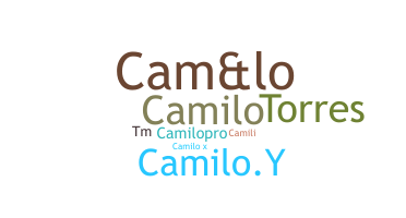 နာမ်မြောက်မည့်အမည် - CamiloX