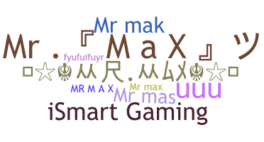 နာမ်မြောက်မည့်အမည် - Mrmax