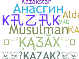 နာမ်မြောက်မည့်အမည် - Kazak