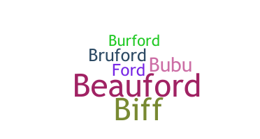 နာမ်မြောက်မည့်အမည် - Buford