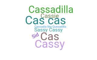 နာမ်မြောက်မည့်အမည် - Cassidy