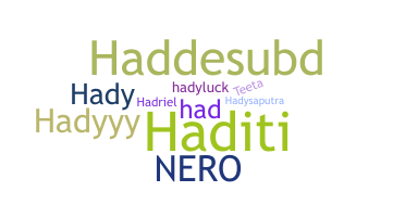 နာမ်မြောက်မည့်အမည် - Hady