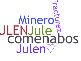 နာမ်မြောက်မည့်အမည် - Julen