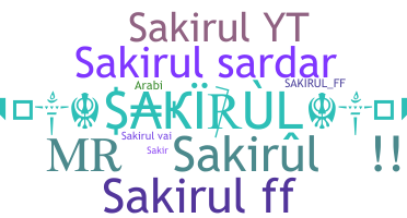 နာမ်မြောက်မည့်အမည် - Sakirul