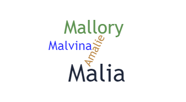 နာမ်မြောက်မည့်အမည် - Mallie