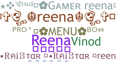 နာမ်မြောက်မည့်အမည် - Reena