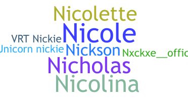 နာမ်မြောက်မည့်အမည် - Nickie