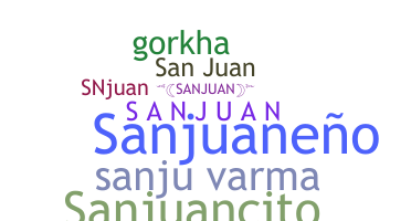 နာမ်မြောက်မည့်အမည် - Sanjuan