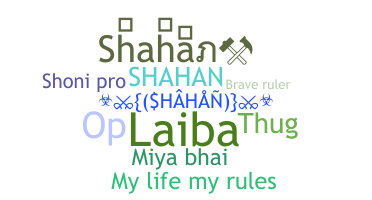 နာမ်မြောက်မည့်အမည် - Shahan