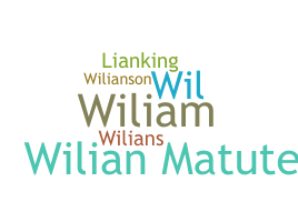 နာမ်မြောက်မည့်အမည် - Wilian