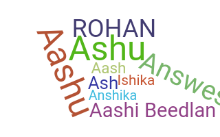 နာမ်မြောက်မည့်အမည် - Aashi