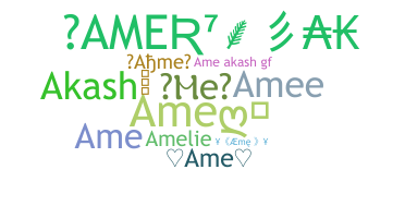 နာမ်မြောက်မည့်အမည် - Ame