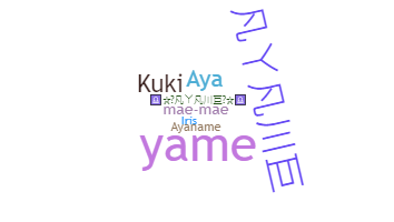 နာမ်မြောက်မည့်အမည် - Ayame