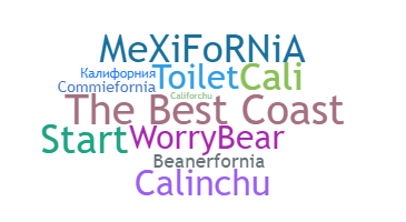 နာမ်မြောက်မည့်အမည် - California