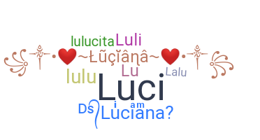 နာမ်မြောက်မည့်အမည် - Luciana