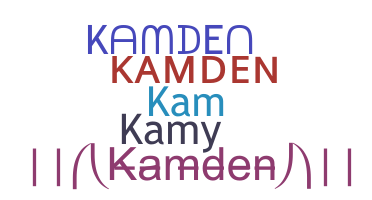 နာမ်မြောက်မည့်အမည် - Kamden