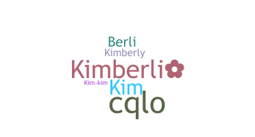 နာမ်မြောက်မည့်အမည် - Kimberli