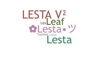 နာမ်မြောက်မည့်အမည် - Lesta