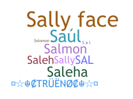 နာမ်မြောက်မည့်အမည် - Sal