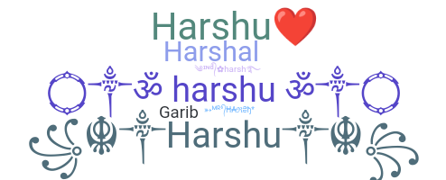 နာမ်မြောက်မည့်အမည် - Harshu