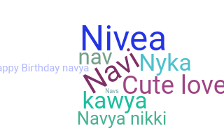 နာမ်မြောက်မည့်အမည် - Navya